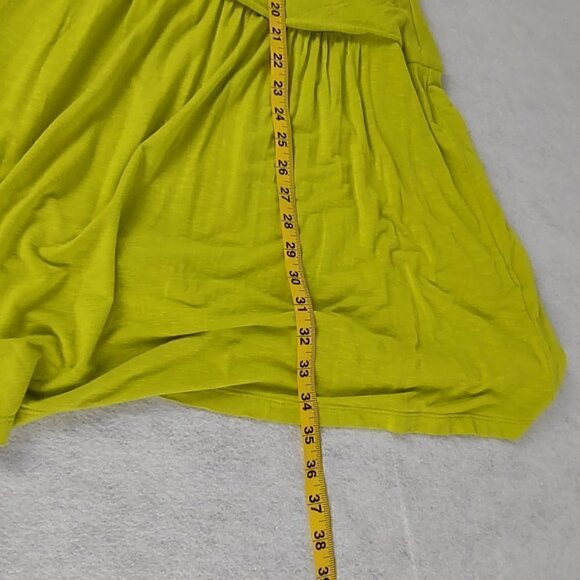 Vince Camuto Lime Green Neon Sleeveless Dress Size Medium - Picture 6 of 9